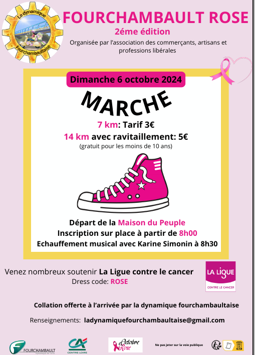 Fourchambault octobre rose 2024